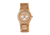 Earth Wood Bonsai Bracelet Watch with Day/Date, Khaki-Tan, ETHEW5301