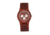 Earth Wood Bonsai Bracelet Watch with Day/Date, Red, ETHEW5303