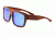 Earth Hermosa Ebony Wood Sunglasses, Red Stripe Wood, ESG097RB