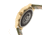 Ladies Autumn Watch,40mm,Brushed Metal Gold Bezel,Olive Band