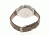 Ladies Autumn Watch,40mm,Brushed Metal Silver Bezel,Dark Brown Band