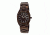 Earth Medullary Ray Wooden Watch, Dark Brown, Unisex ETHEW1902