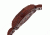 Earth Medullary Ray Wooden Watch, Red, Unisex ETHEW1903