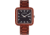 Earth Wood Berkshire Bracelet Watch w/Date, Red, One Size, ETHEW5703