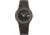 Earth Wood Biscayne Bracelet Watch w/Date, Dark Brown, One Size, ETHEW4202