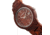 Earth Wood Biscayne Bracelet Watch w/Date, Red, One Size, ETHEW4203