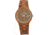 Earth Wood Biscayne Wood Bracelet Watch w/Date, Olive, Standard, ETHEW4204
