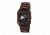 Earth Wood Black Rock Automatic Bracelet Watch, Dark Brown/Dark Brown ETHEW4402