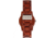Earth Wood Blue Ridge Bracelet Watch, Red, One Size, ETHEW5803