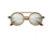 Earth Wood Bondi  w/Polarized Lenses, brown stripe  silver ESG003Z