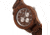 Earth Wood Bonsai Bracelet Watch w/Day/Date, Olive, One Size, ETHEW5304