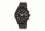 Earth Wood Bracelet Watch w/Date, Dark Brown/Dark Brown ETHEW5102