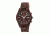 Earth Wood Bracelet Watch w/Date, Red ETHEW5103
