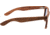 Earth Wood Cape Cod Sunglasses, Red Rosewood Frame, Yellow Lens, Polarized, One Size, ESG060R