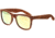 Earth Wood Cape Cod Sunglasses, Red Rosewood Frame, Yellow Lens, Polarized, One Size, ESG060R