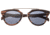 Earth Wood Ceira Polarized Sunglass, Brown Stripe/Black, One Size, ESG021BK