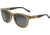 Earth Wood Cove Polarized Sunglass, Zebrawood/Black, One Size, ESG010GR
