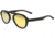 Earth Wood Cruz Polarized Sunglass, Black Stripe/Gold, One Size, ESG023GD