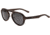 Earth Wood Cruz Sunglasses, Brown Stripe Frame, Black Polarized Lenses, ESG023BK