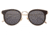 Earth Wood Derawan Sunglasses, Espresso Frames, Black Lens, Polarized, One Size, ESG029E