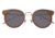 Earth Wood Derawan Sunglasses, Red Rosewood Frame, Black Lens, Polarized, One Size, ESG029R