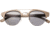 Earth Wood Kai Polarized Sunglass, Beige/Silver, One Size, ESG024GY