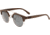 Earth Wood Kai Polarized Sunglass, Walnut Zebrawood/Black, One Size, ESG024BK