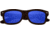 Earth Wood Maya Sunglasses, Ebony Frame, Blue Lens, Polarized, One Size, ESG005E