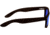 Earth Wood Maya Sunglasses, Ebony Frame, Blue Lens, Polarized, One Size, ESG005E