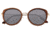 Earth Wood Oreti Polarized Sunglass, Annato/Silver, One Size, ESG037AN