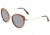 Earth Wood Oreti Polarized Sunglass, Annato/Silver, One Size, ESG037AN