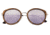 Earth Wood Oreti Polarized Sunglass, Zebrawood/Purple, One Size, ESG037ZW