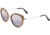 Earth Wood Oreti Polarized Sunglass, Zebrawood/Purple, One Size, ESG037ZW