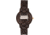 Earth Wood Pike Bracelet Watch, Dark Brown, One Size, ETHEW5202