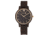 Earth Wood Pike Bracelet Watch, Dark Brown, One Size, ETHEW5202