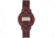 Earth Wood Pike Bracelet Watch, Plum, One Size, ETHEW5205