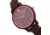 Earth Wood Pike Bracelet Watch, Plum, One Size, ETHEW5205