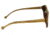 Earth Clearwater Sunglasses. Bamboo Ebony Wood Frame, Black Lens, ESG046BE