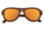 Earth Clearwater Sunglasses.Rosewood Zebra Wood Frame, Yellow Lens, ESG046RZ
