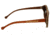 Earth Clearwater Sunglasses.Rosewood Zebra Wood Frame, Yellow Lens, ESG046RZ