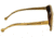 Earth Clearwater Sunglasses. Zebra Walnut Wood Frame, Orange Lens, ESG046ZW