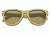 Earth Del Carmen Sunglasses, Ebony Maple Wood Frame, Gold Lens, ESG002ME