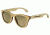 Earth Del Carmen Sunglasses, Ebony Maple Wood Frame, Gold Lens, ESG002ME