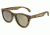 Earth Del Carmen Sunglasses, Zebra Bamboo Wood Frame, Brown Lens, ESG002ZB