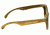 Earth Del Carmen Sunglasses, Zebra Bamboo Wood Frame, Brown Lens, ESG002ZB
