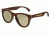 Earth Del Carmen Sunglasses, Zebra Rosewood Wood Frame, Brown Lens, ESG002RZ