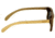 Earth Lanikai Sunglasses, Bamboo Ebony Wood Frame, Yellow Lens, ESG014BE
