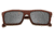 Earth Lanikai Sunglasses, Rosewood Bamboo Wood Frame, Silver Lens, ESG014RM