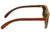 Earth Lanikai Sunglasses, Rosewood Bamboo Wood Frame, Silver Lens, ESG014RM