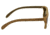 Earth Lanikai Sunglasses, Walnut Zebrawood Wood Frame, Green Lens, ESG014WR